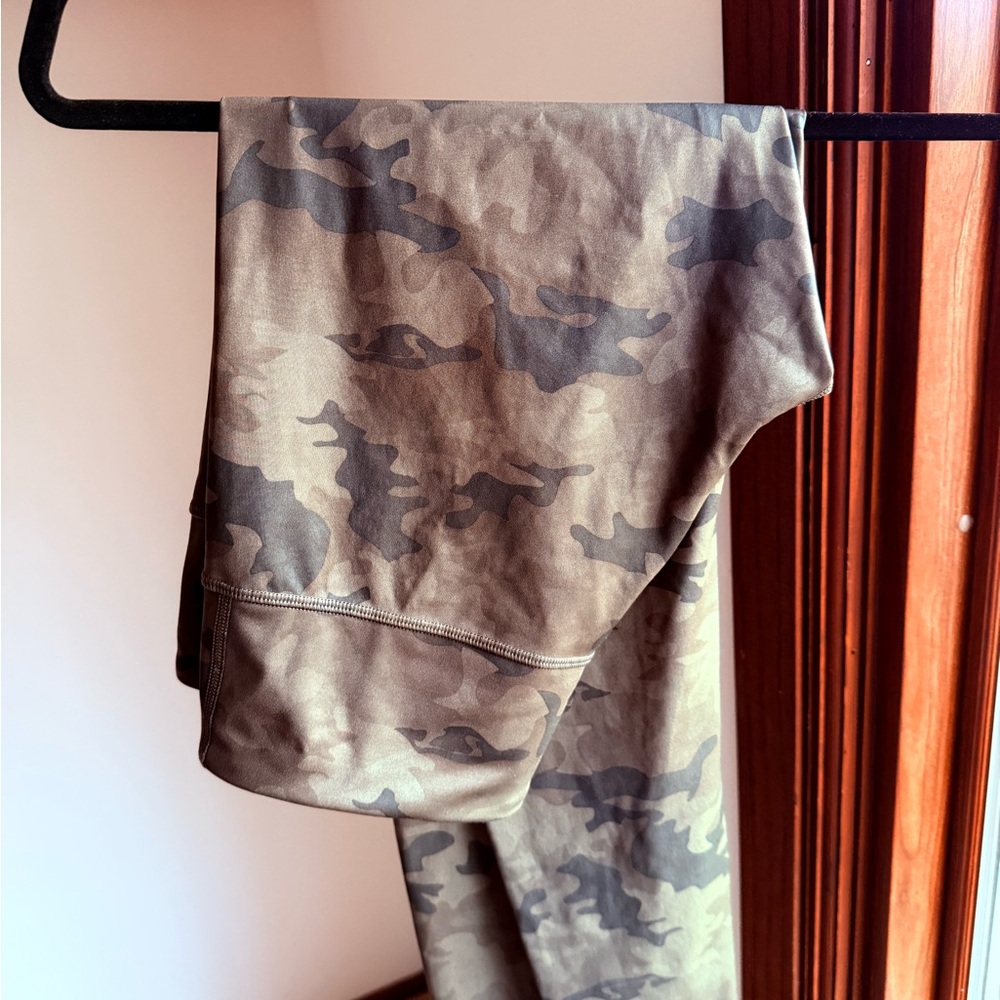 lululemon athletica Camo Leggings in Brown Tones